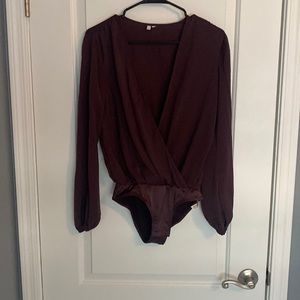 Free people bodysuit blouse